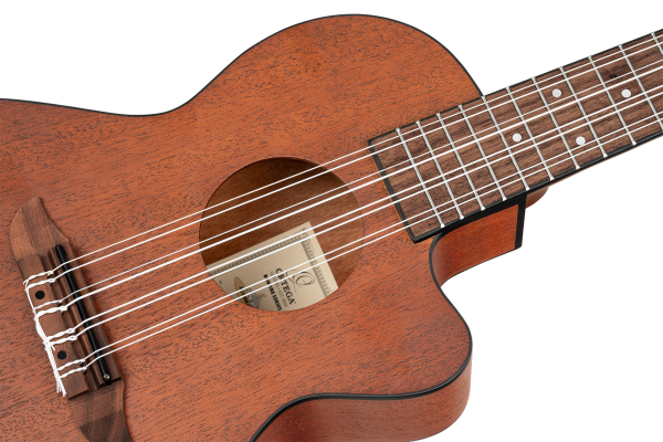 Ortega RU4MM-CE-TE-8, Tenor Ukulele, 8-String, Tonabnehmer, Cutaway